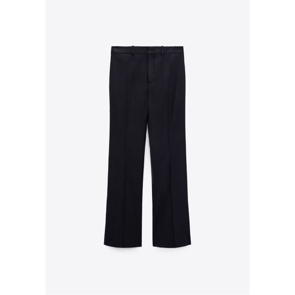 Zara Pinstripe Slim Fit Pants - Picture 5 of 9